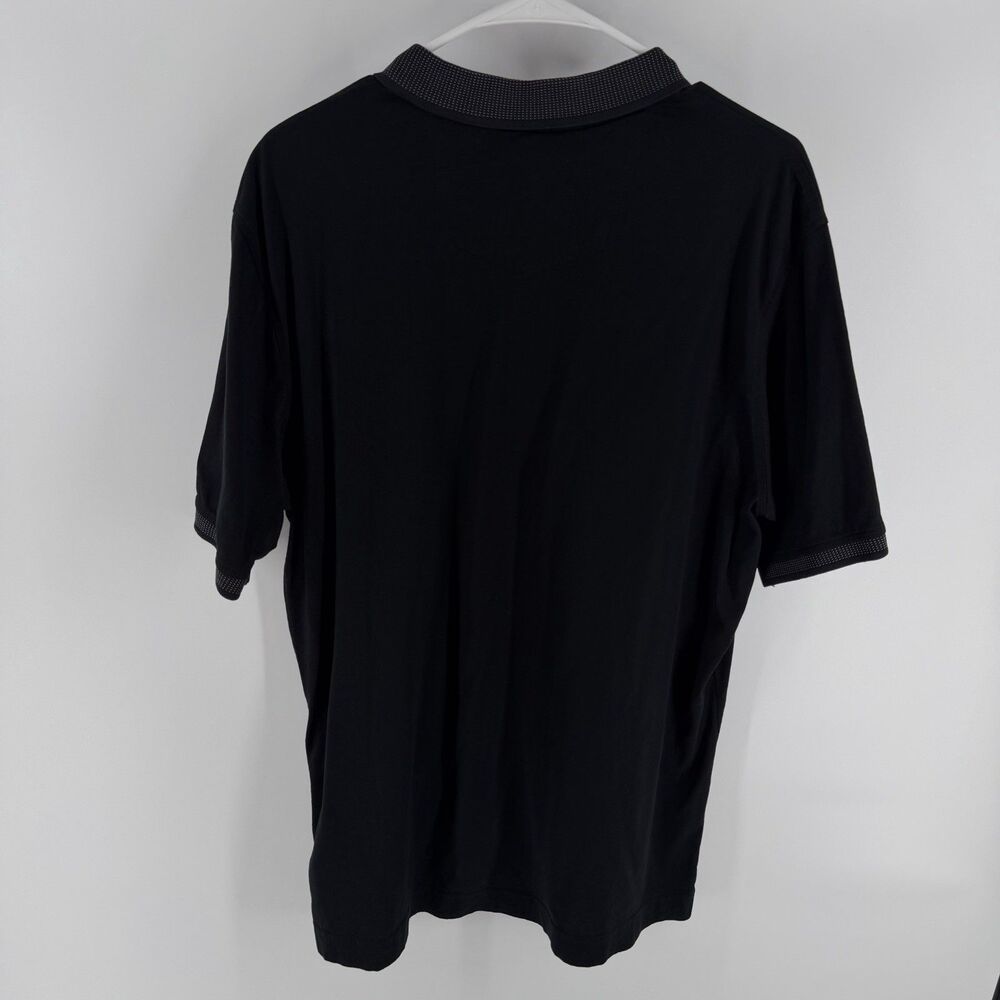 Robert Graham Short Sleeve Polo Shirt Men’s XL Black Skull Rose Skeleton - Picture 11 of 16
